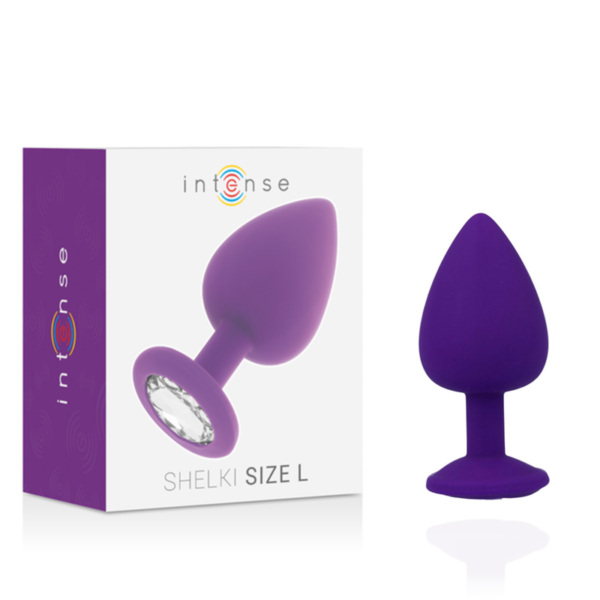 Intense Shelki — Butt Plug, Silicone, 9.2 cm, Lilac — Anal — view 5