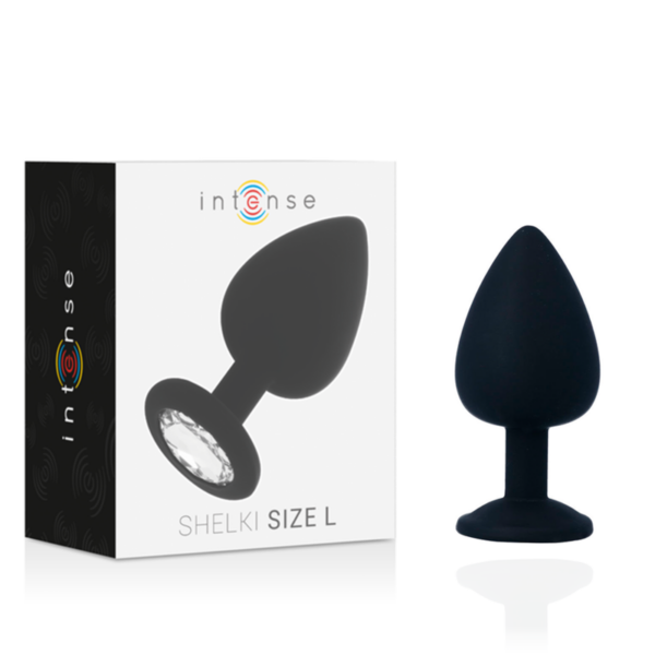 Intense Shelki — Butt Plug, Silicone, 9.2 cm, Black — Anal — view 4