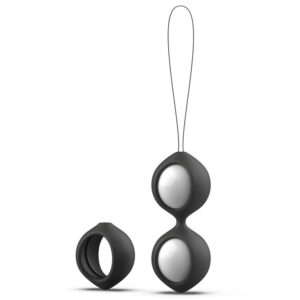 B Swish Bfit Classic Flex 28 g — Kegel Balls, Silicone, Black — Ben Wa Balls