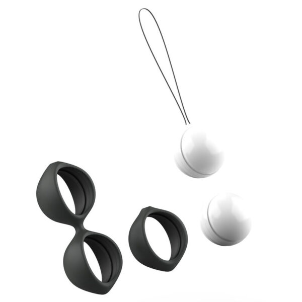 B Swish Bfit Classic Flex 38 g — Kegel Balls, Silicone, Black — Ben Wa Balls — view 4