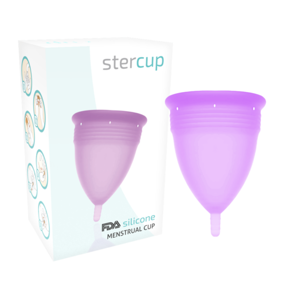 Stercup — Menstrual Cup, Silicone, Size L, Violet — Menstrual Cups — view 5
