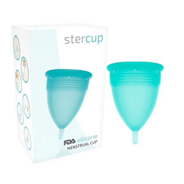 Stercup — Menstrual Cup, Silicone, Size S, Aquamarine — Menstrual Cups — view 5
