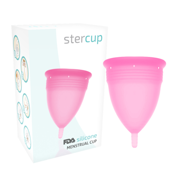 Stercup — Menstrual Cup, Silicone, Size L, Pink — Menstrual Cups — view 5