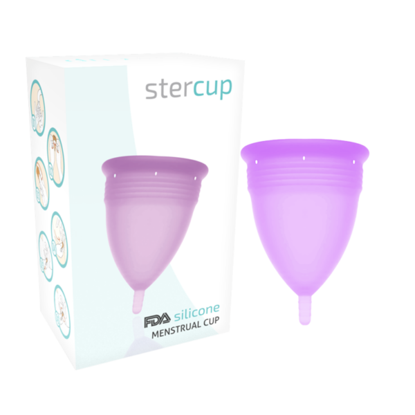 Stercup — Menstrual Cup, Silicone, Size S, Violet — Menstrual Cups — view 5