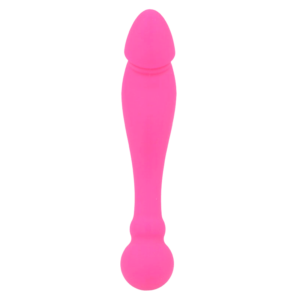 Intense Rick Dual — Double-Ended Dildo, Silicone, Pink — Dildos — view 3