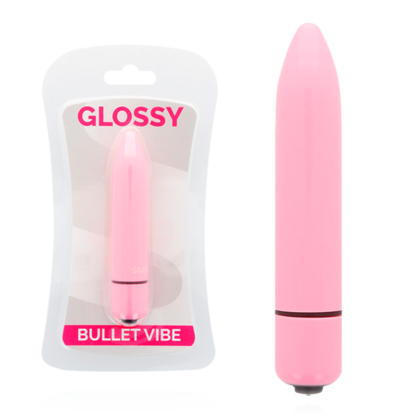 Glossy Thin Vibe — Bullet Vibrator, Pink — Bullet Vibrators