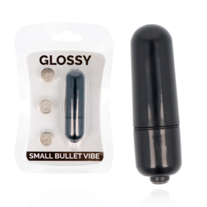 Glossy — Bullet Vibrator, Small, Black — Bullet Vibrators