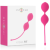 Intense Kisha Fit — Kegel Balls, Silicone, Fuchsia — Ben Wa Balls