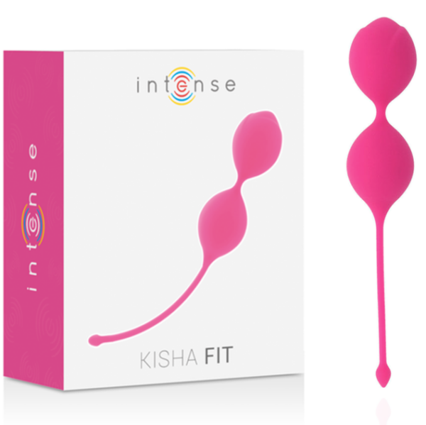 Intense Kisha Fit — Kegel Balls, Silicone, Fuchsia — Ben Wa Balls