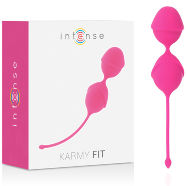 Intense Karmy Fit — Kegel Balls, Silicone, Fuchsia — Ben Wa Balls