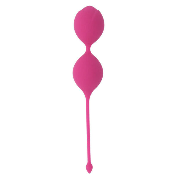 Intense Kisha Fit — Kegel Balls, Silicone, Fuchsia — Ben Wa Balls — view 3