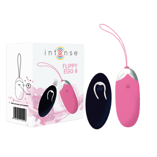 Intense Flippy II — Vibrating Egg, Rechargeable, Pink — Clitoral Stimulators — view 4