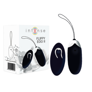 Intense Flippy II — Vibrating Egg, Rechargeable, Black — Clitoral Stimulators — view 2