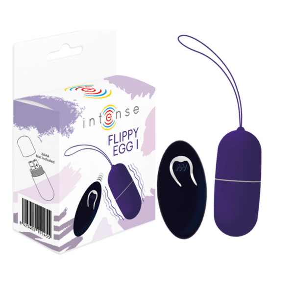 Intense Flippy I — Vibrating Egg, Silicone, Purple — Clitoral Stimulators — view 5