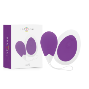 Intense Jan — Vibrating Egg, Silicone, Lilac — Remote Control Vibrators
