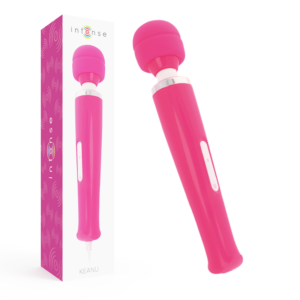 Intense Keanu — Wand Massager, Silicone, Pink — Handheld Massagers