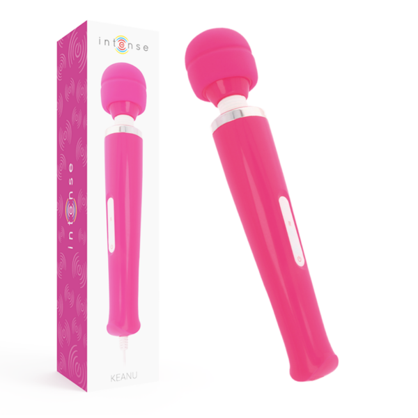 Intense Keanu — Wand Massager, Silicone, Pink — Handheld Massagers