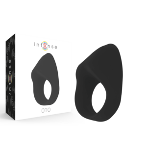 Intense Oto — Vibrating Cock Ring, Rechargeable, Black — Cock Rings