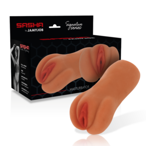 Jamyjob Signature Sasha — Male Masturbator, Vagina — Manual Strokers