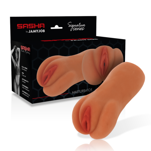 Jamyjob Signature Sasha — Male Masturbator, Vagina — Manual Strokers