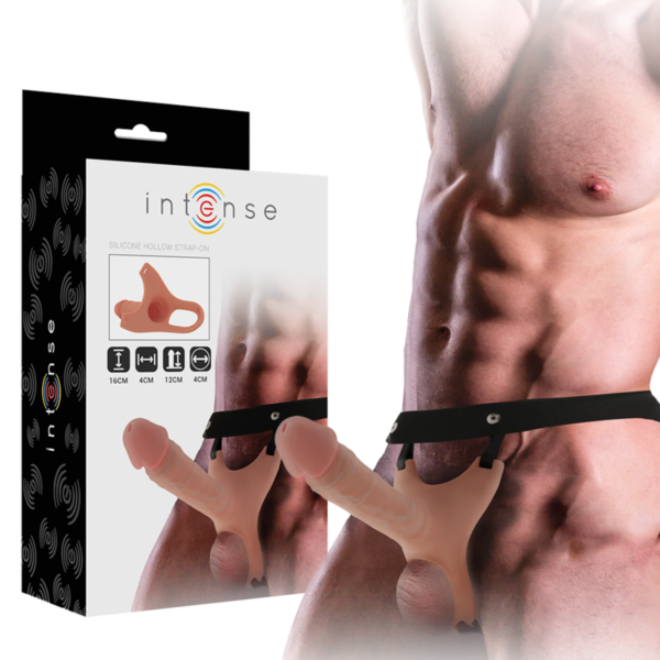 Intense — Hollow Strap-On, Silicone, 16 cm — Hollow Strap-Ons