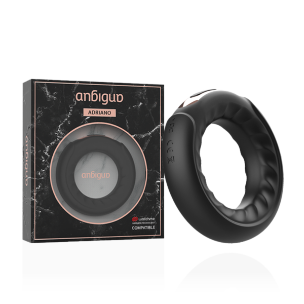 Anbiguo Adriano — Vibrating Cock Ring, Watchme Compatible — Cock Rings — view 10