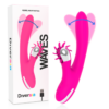 Diversia Bunny Waves — Rabbit Vibrator, Rechargeable, Pink — G-Spot Vibrators