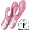Satisfyer Air Pump Bunny 2 — Rabbit Vibrator, Rechargeable, Pink — Clitoral Stimulators