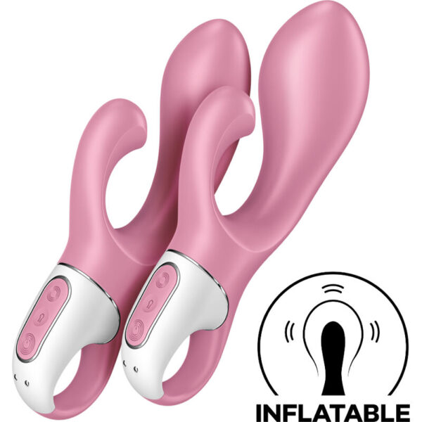 Satisfyer Air Pump Bunny 2 — Rabbit Vibrator, Rechargeable, Pink — Clitoral Stimulators