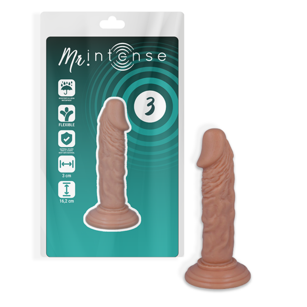 Mr Intense 3 — Realistic Dildo, Suction Cup, 16.2 cm — Dildos