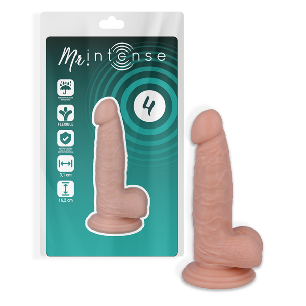 Mr Intense 4 — Realistic Dildo, Suction Cup, 16.2 cm — Dildos