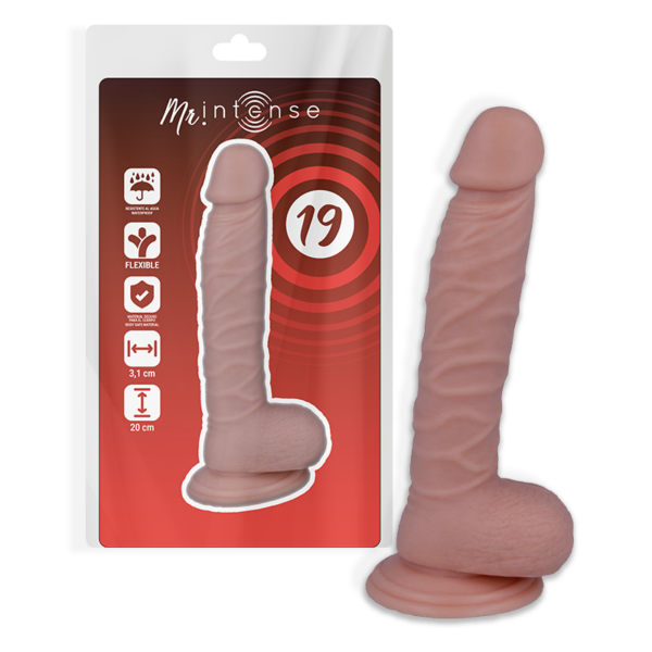Mr Intense 19 — Realistic Dildo, Suction Cup, 20 cm — Dildos