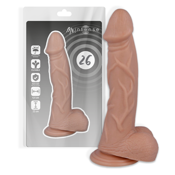 Mr Intense 26 — Realistic Dildo, Suction Cup, 22 cm — Dildos