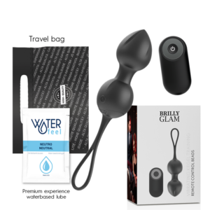 Brilly Glam — Vibrating Kegel Balls, Remote Control — Ben Wa Balls — view 2