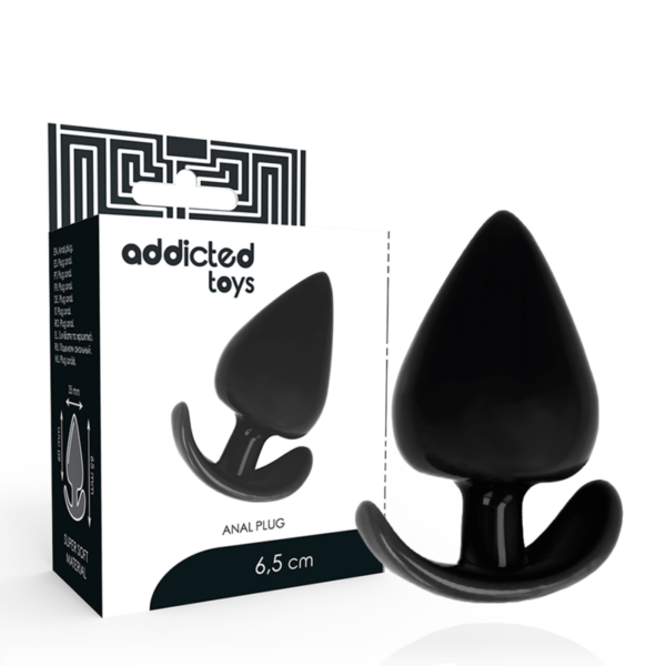 Addicted Toys — Butt Plug, 6.5 cm, Black — Anal — view 5