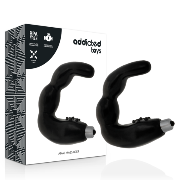 Addicted Toys Vibration — Prostate Vibrator, Black — Anal — view 4