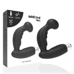 Addicted Toys Model 3 — Prostate Vibrator, Rechargeable, Black — Anal — view 3