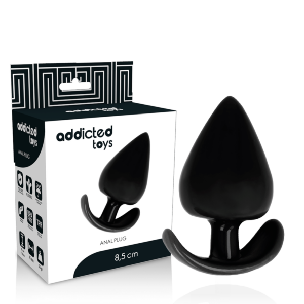 Addicted Toys — Butt Plug, 8.5 cm, Black — Anal — view 4