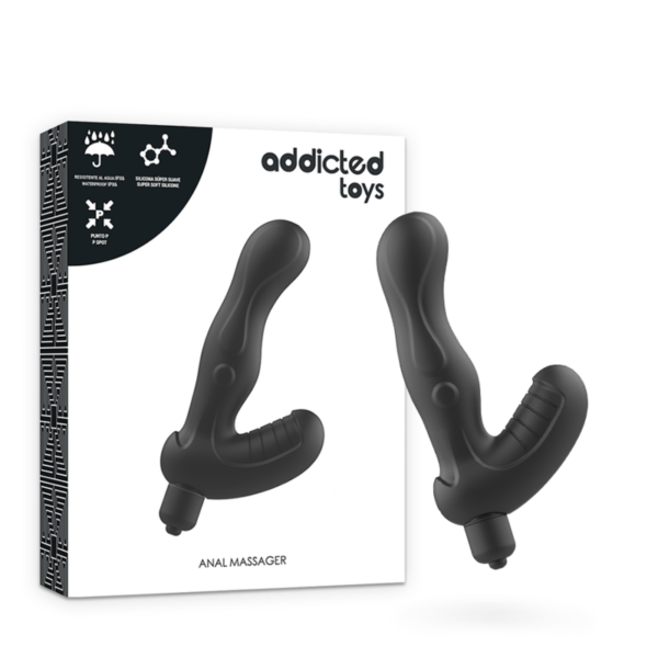 Addicted Toys P-Spot Vibe — Prostate Vibrator, Black — Anal — view 5