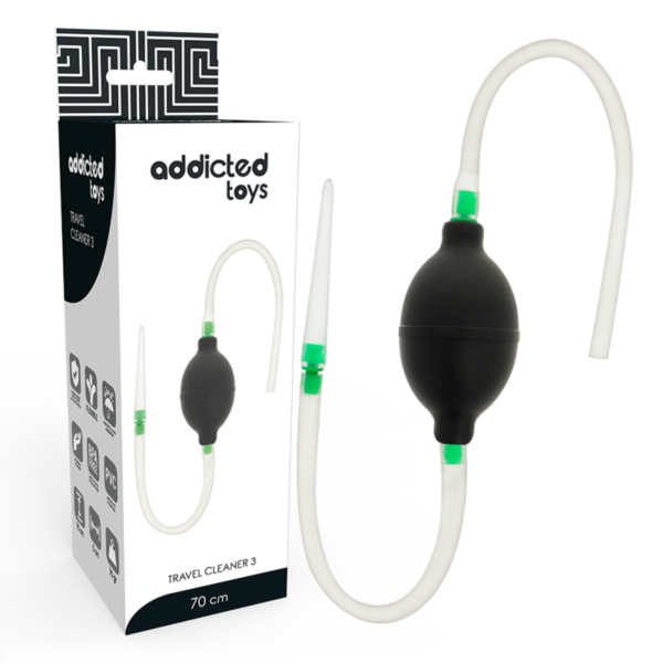 Addicted Toys Travel — Anal Douche, Black — Anal Douches — view 4
