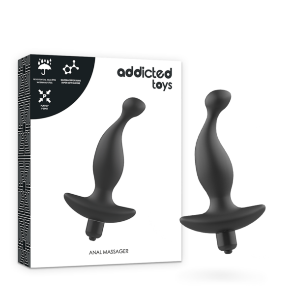 Addicted Toys Model 1 — Prostate Vibrator, Black — Anal — view 5