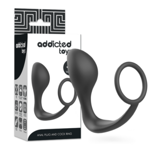 Addicted Toys — Prostate Massager, Silicone, Cock Ring — Anal — view 4