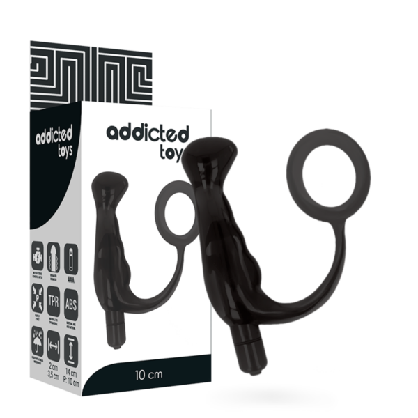 Addicted Toys — Prostate Vibrator, Cock Ring — Anal — view 4