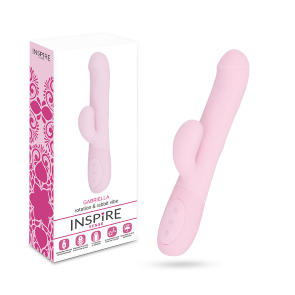 Inspire Sense Gabriella — Rabbit Vibrator, Waterproof, Soft Pink — Clitoral Stimulators — view 3