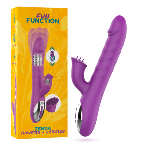 Fun Function Zenda — Thrusting Vibrator, Rechargeable — Clitoral Stimulators