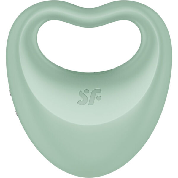 Satisfyer Perfect Pair 3 — Vibrating Cock Ring, Green — Couples — view 4