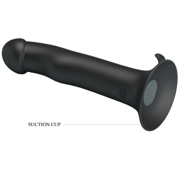 Pretty Love Murray — Vibrating Dildo, Suction Cup, Black — G-Spot Dildos — view 4