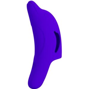 Pretty Love Delphini — Finger Vibrator, Rechargeable, Dark Blue — Clitoral Stimulators — view 2