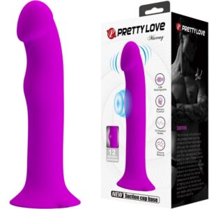 Pretty Love Murray — Vibrating Dildo, Suction Cup, Purple — G-Spot Dildos — view 3