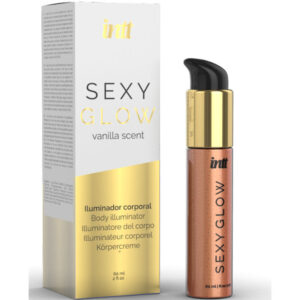 INTT Sexy Glow — Body Illuminator, 60 ml, Vanilla — Shimmer Massage Oils — view 2